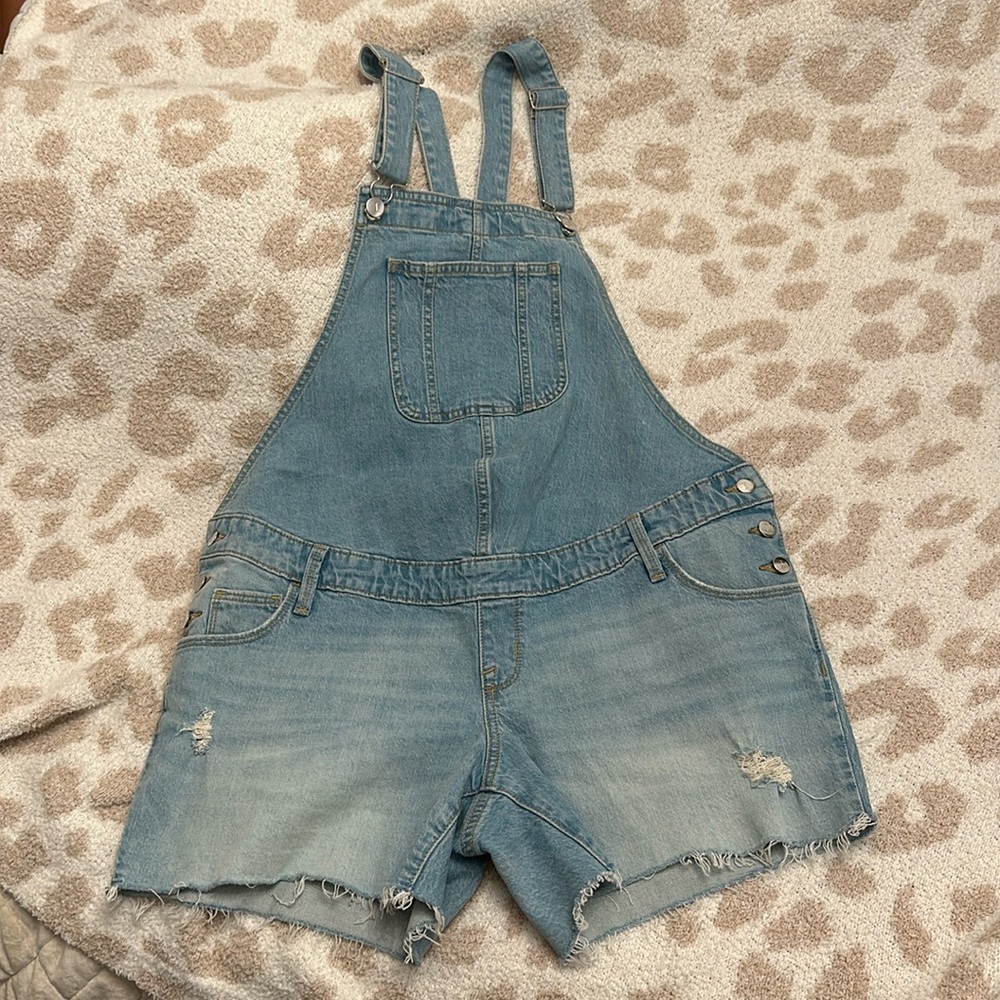 Shortalls Maternity Jean Shorts - Isabel Maternity by Ingrid & Isabel